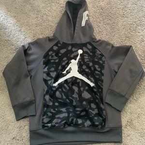 Black and grey Jordan sweatshirt